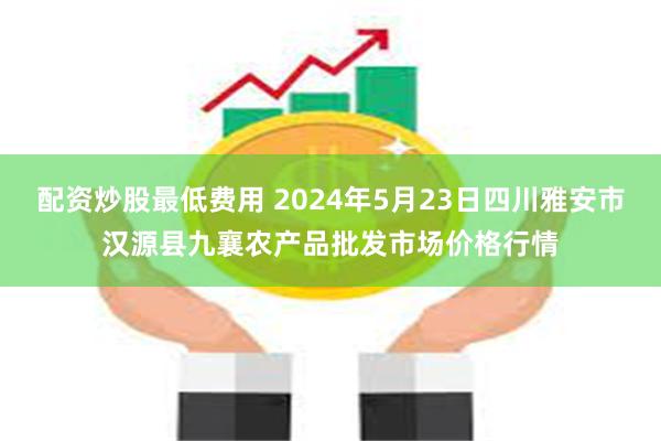 配资炒股最低费用 2024年5月23日四川雅安市汉源县九襄农产品批发市场价格行情