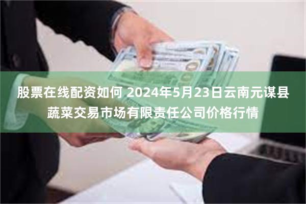 股票在线配资如何 2024年5月23日云南元谋县蔬菜交易市场有限责任公司价格行情